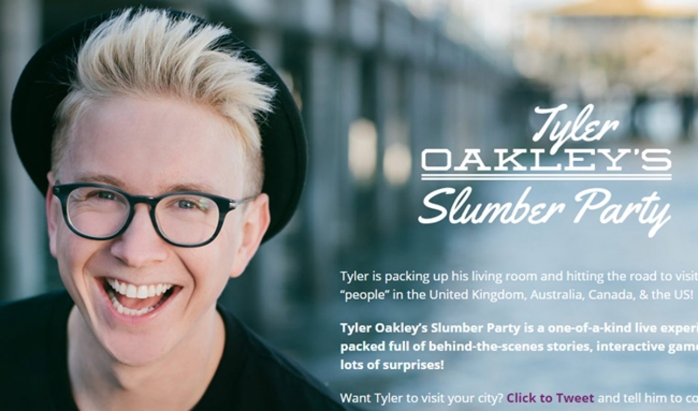 Tyler Oakley Announces Dates For International “Slumber Party” Tour