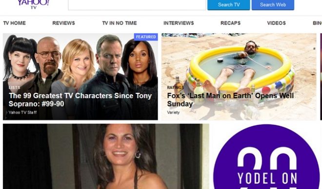 Yahoo Uses Tumblr-Friendly Format To Tell TV Fans What To Watch