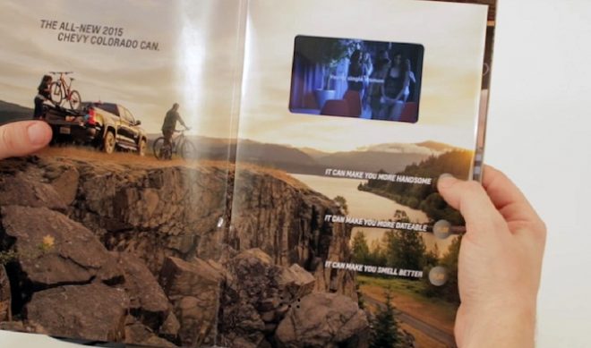 Chevrolet Runs Video Ads In Print Versions Of Magazines. Seriously.