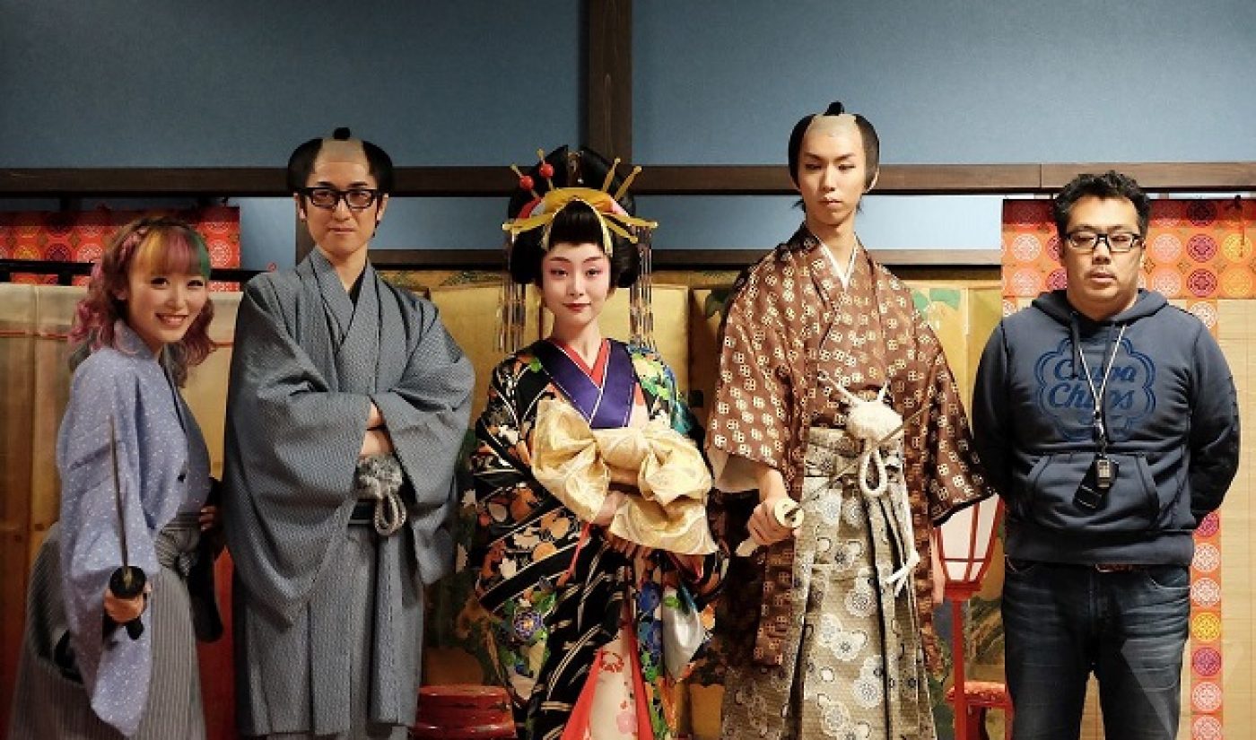 YouTube Creates Samurai Movie Set For Japanese YouTube Stars