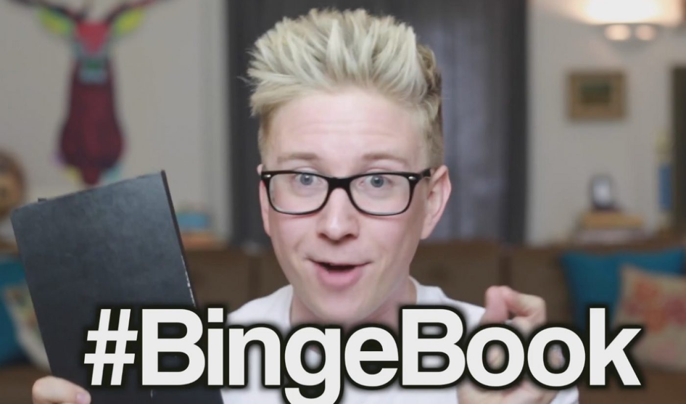 YouTube Superstar Tyler Oakley Announces Upcoming Book ‘Binge’, Arriving October 2015