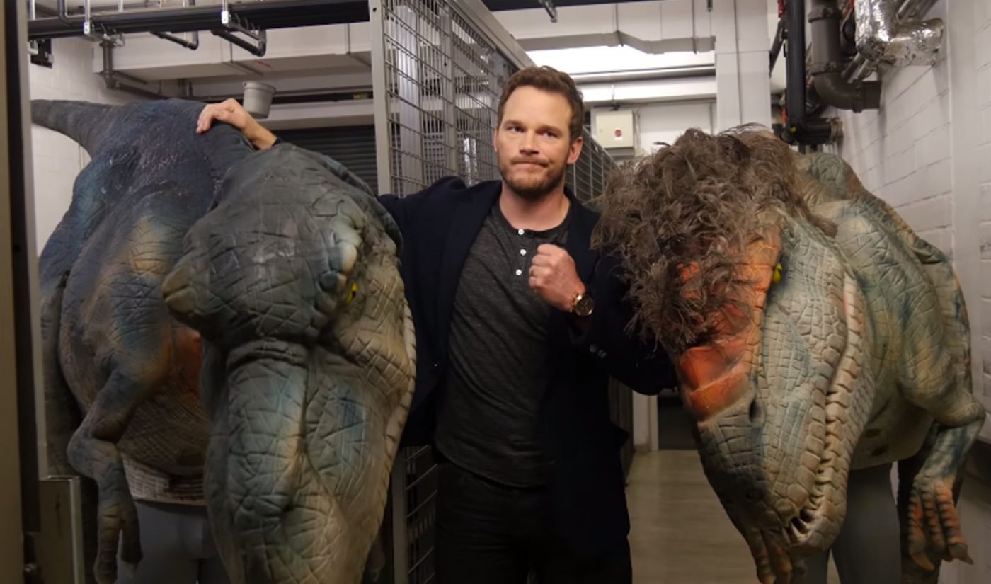 The ‘Spider Dog’ Guys Use Dinosaur Costumes To Prank Chris Pratt