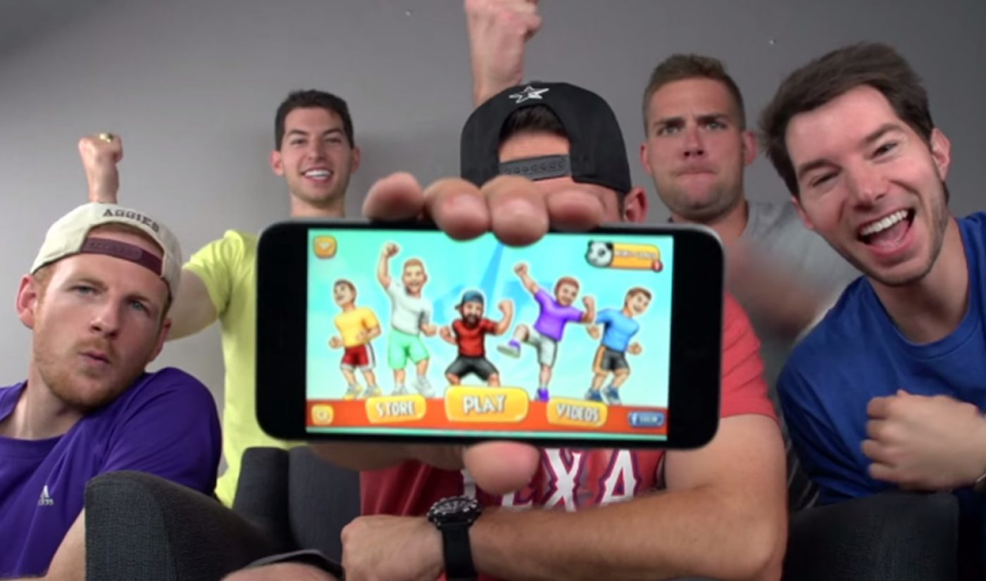 In Dude Perfect’s New Mobile Game, Fans Sink Their Own Trick Shots