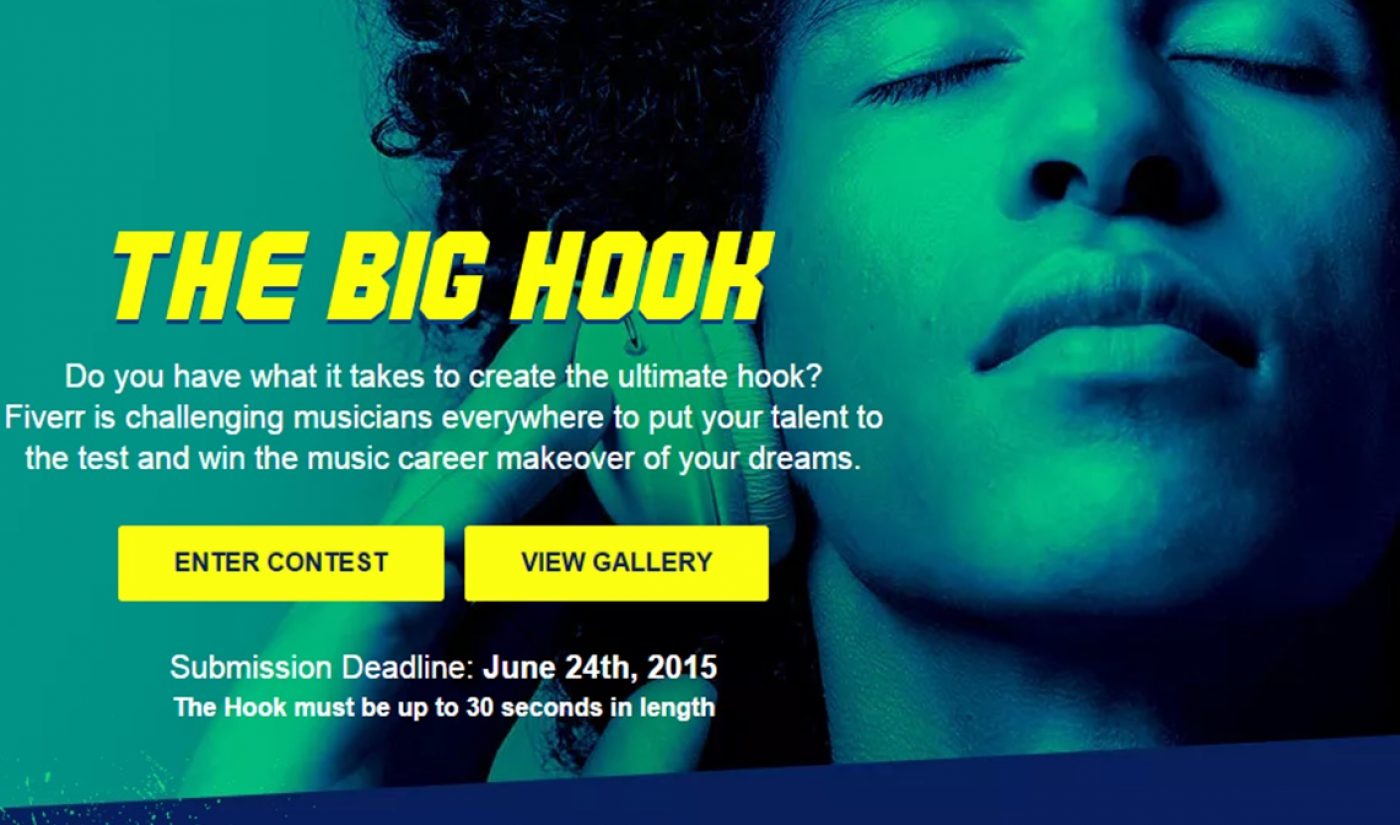 Fiverr, YouTube Musicians Open Contest To Find “The Big Hook”