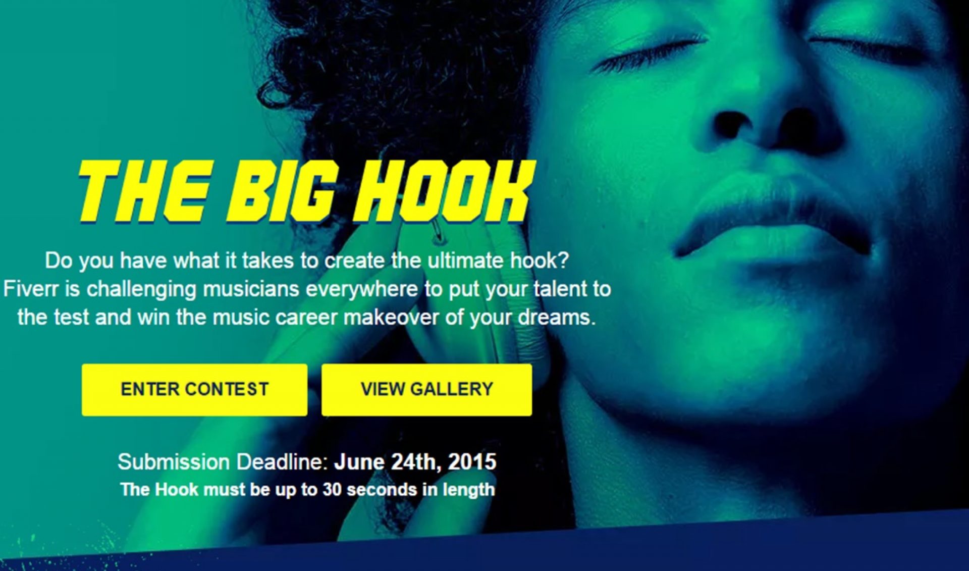 Fiverr, YouTube Musicians Open Contest To Find “The Big Hook”
