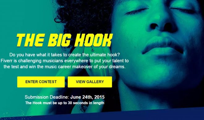 Fiverr, YouTube Musicians Open Contest To Find “The Big Hook”
