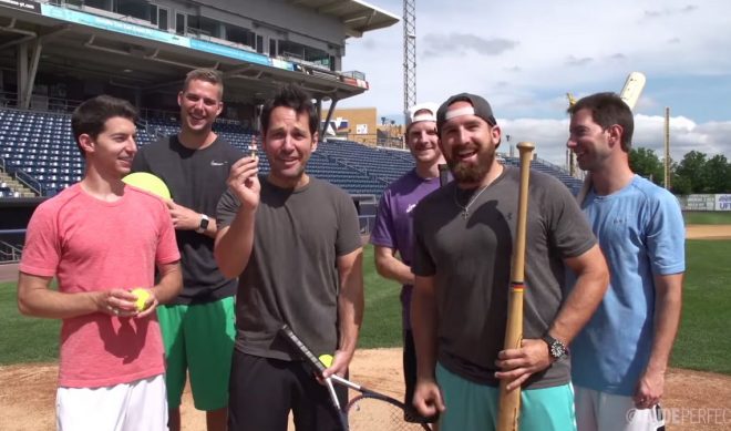 Dude Perfect, Paul Rudd Compete In Dizzy Sports Challenge For ‘Ant-Man’ Promo