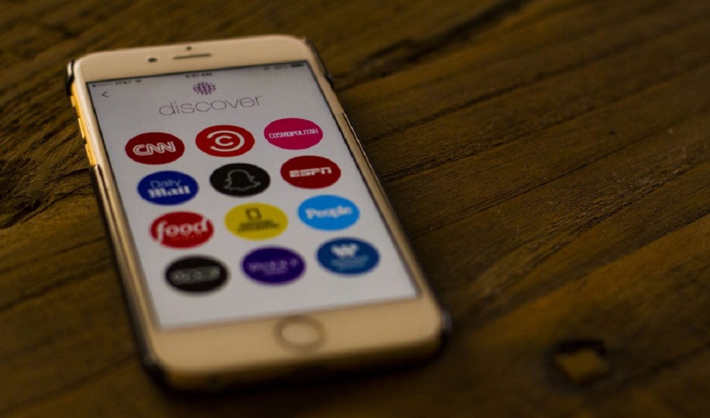 Snapchat Drops Yahoo, Warner Music Group From Discover, Adds BuzzFeed, iHeartRadio