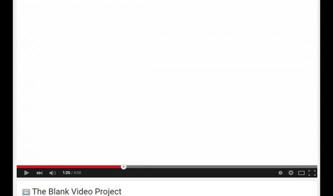 This Blank Video Makes A Point About YouTube View Counts