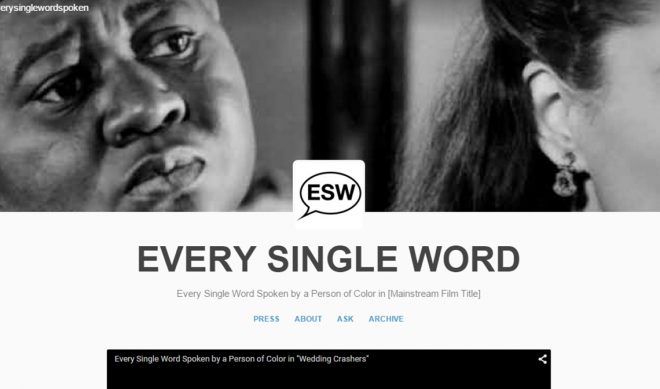 ‘Every Single Word’ Highlights Overwhelming Whiteness Of Popular Movies