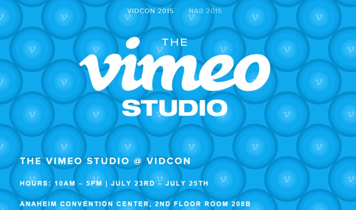 Vimeo Studio To Offer Creator-Focused Sessions At VidCon