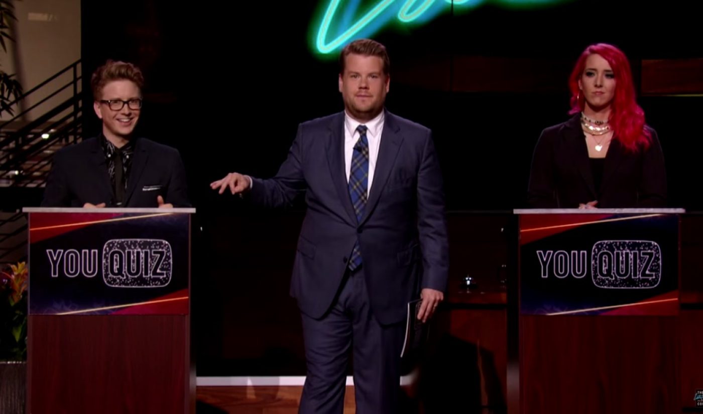 Here Are Some Clips From The YouTube Episode Of ‘The Late Late Show’