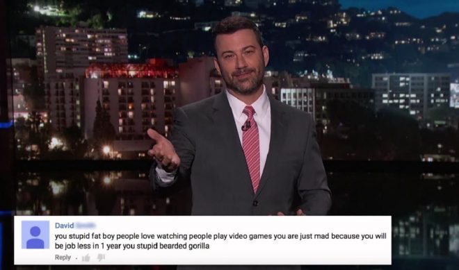 Jimmy Kimmel Makes Fun Of Video Games On YouTube, Receives Massive Gamer Backlash
