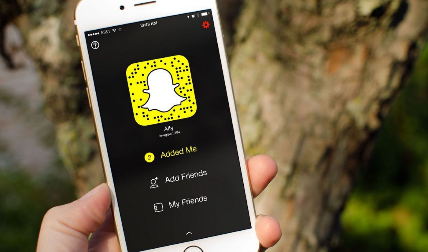 Snapchat Now Receives Four Billion Video Views A Day
