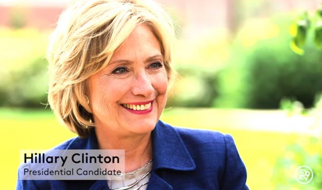 Refinery29 Interviews Presidential Candidate Hillary Clinton