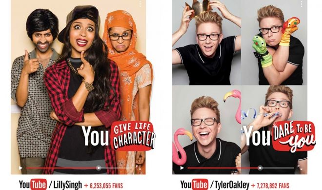 YouTube’s Next Creator-Focused TV, Print Ads Will Feature Lilly Singh, Tyler Oakley