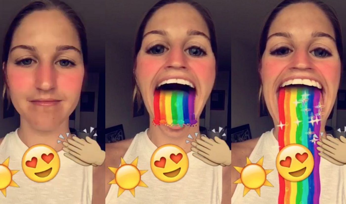 Snapchat Will Start Selling Sponsored “Lenses” To Brands, Starting at $450,000