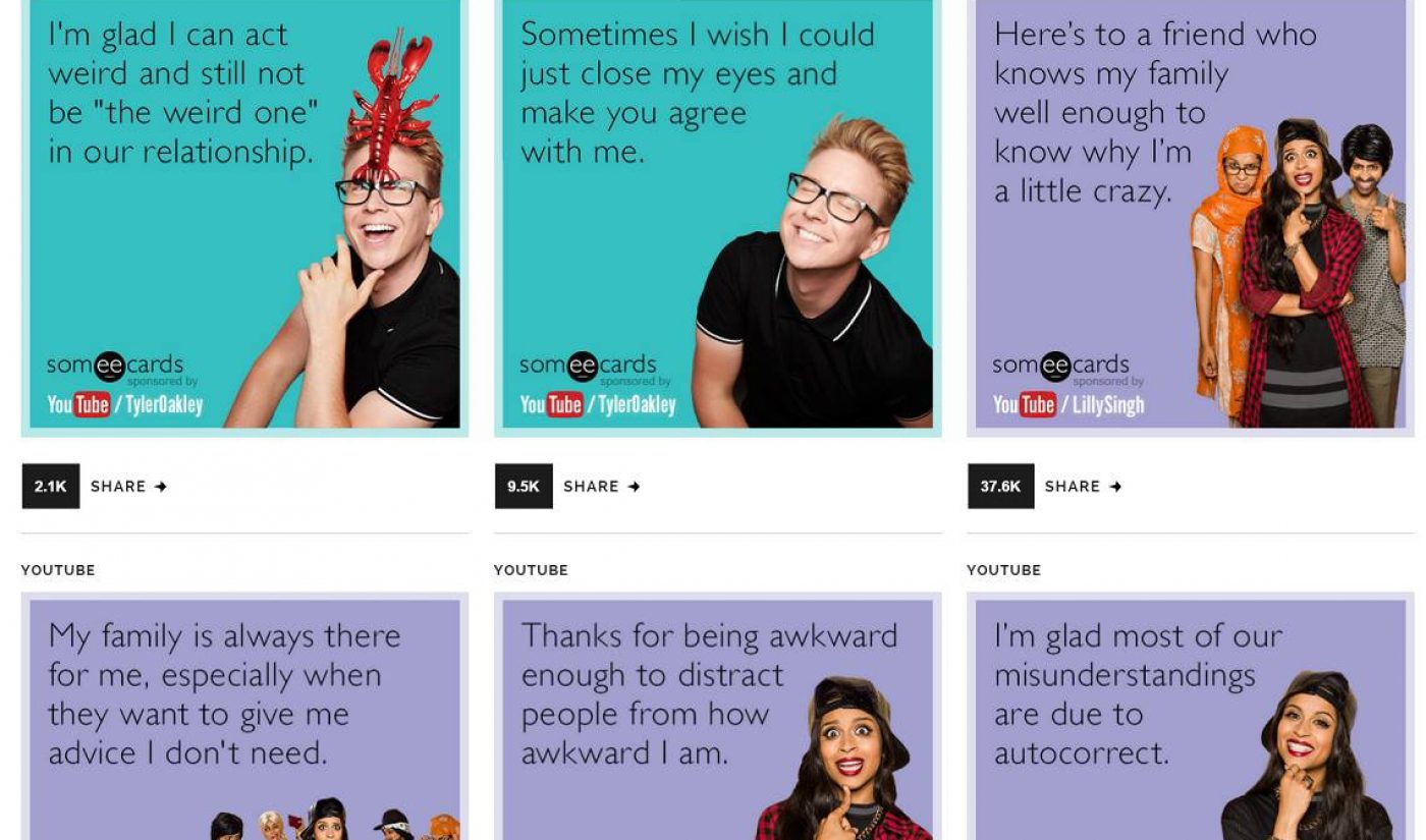 Tyler Oakley, Lilly Singh Get Their Own Digital Greeting Cards From Someecards