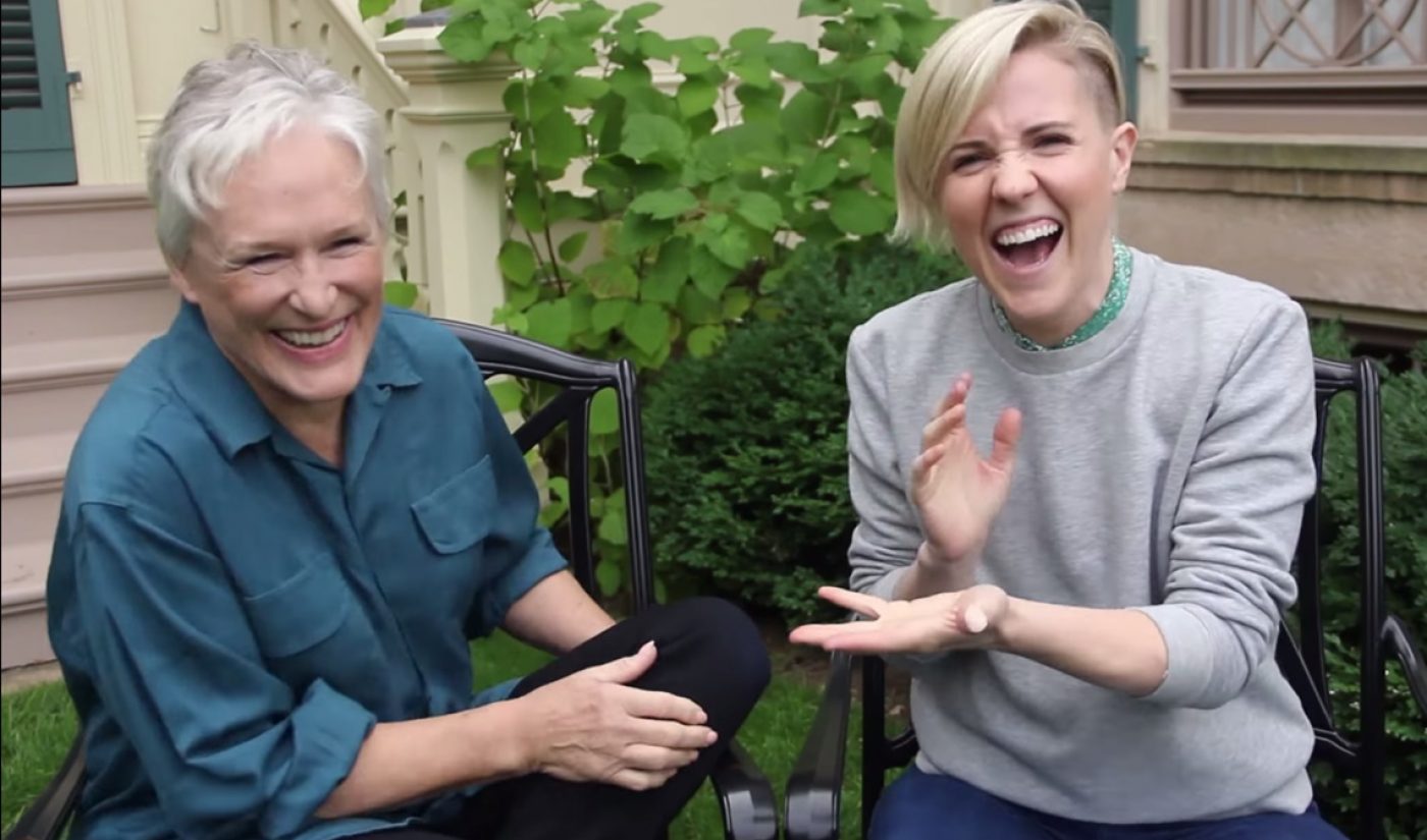 YouTube Star Hannah Hart Welcomes Glenn Close To Her Channel To Talk Mental Health
