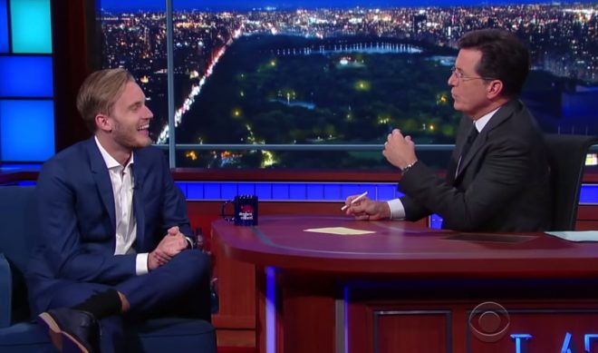 PewDiePie Schmoozes With Stephen Colbert On ‘The Late Show’