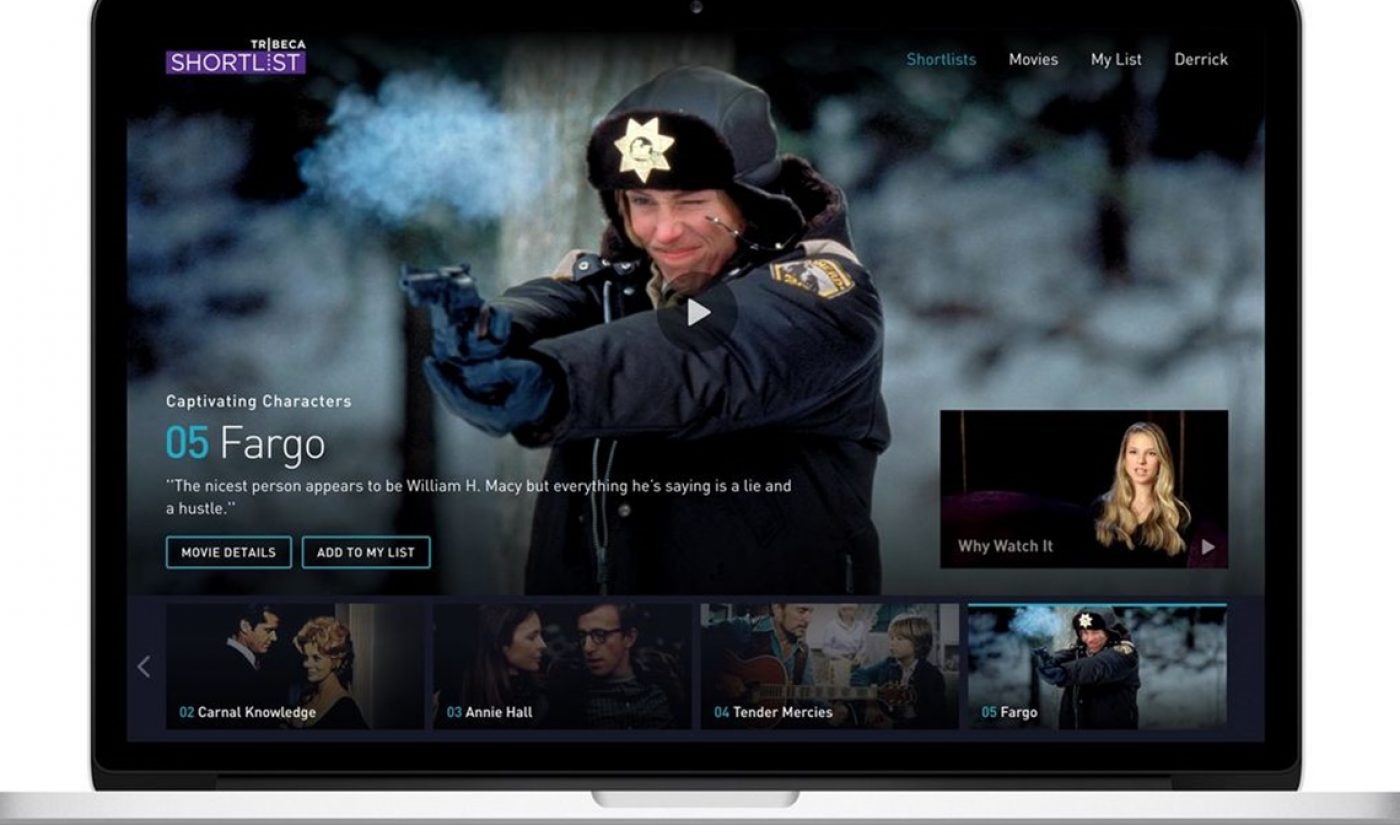 Lionsgate, Tribeca’s ‘Shortlist’ Streaming Service Brings Acclaimed Movies To Subscribers