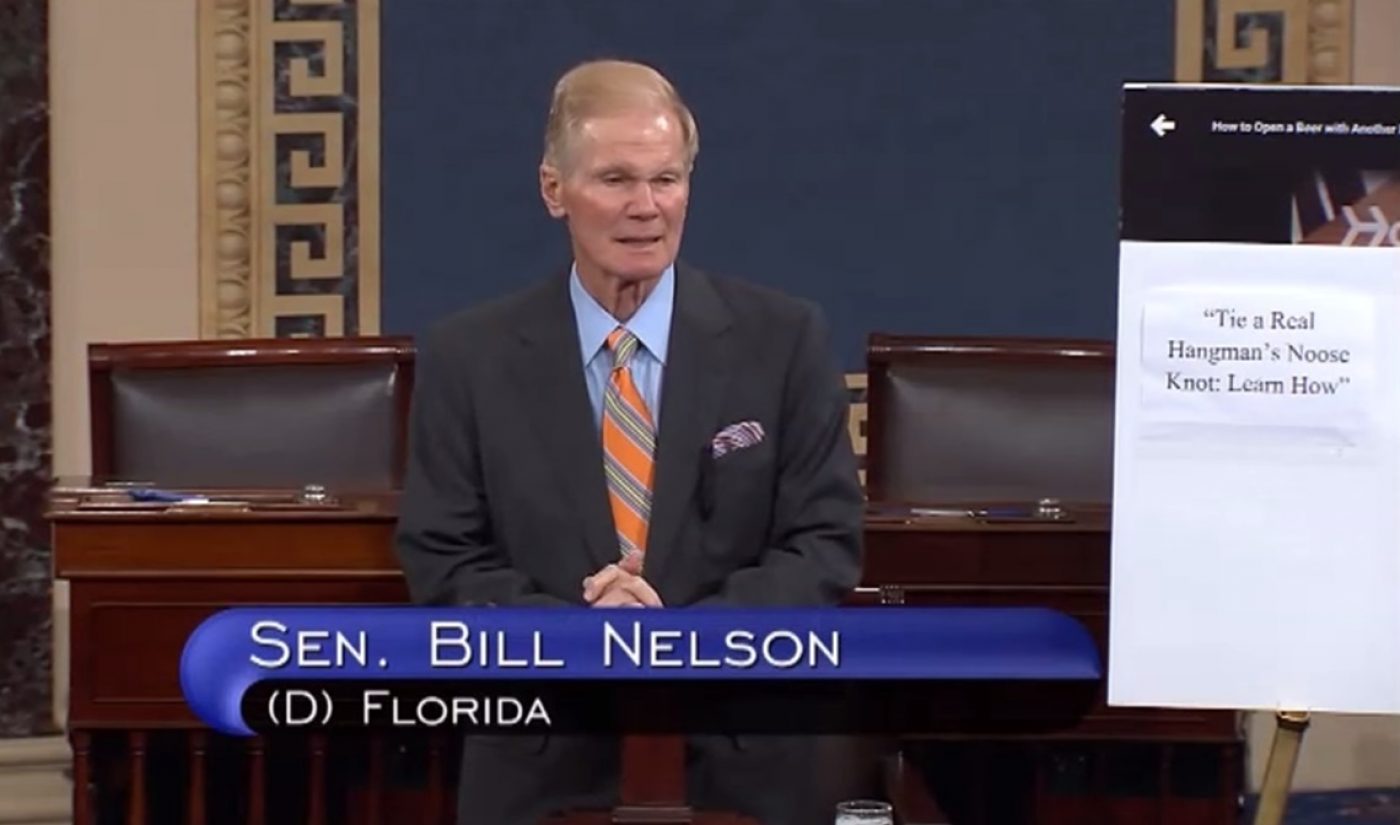 Senator Bill Nelson Takes The Floor To Discuss YouTube Kids App