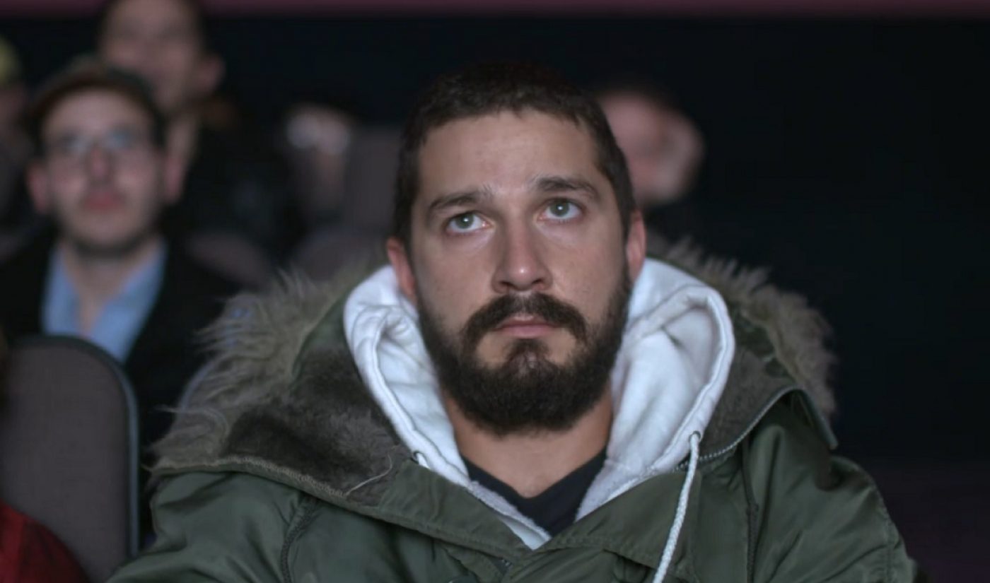 Shia LaBeouf Is Live Streaming Himself Watching All The Movies He Starred In