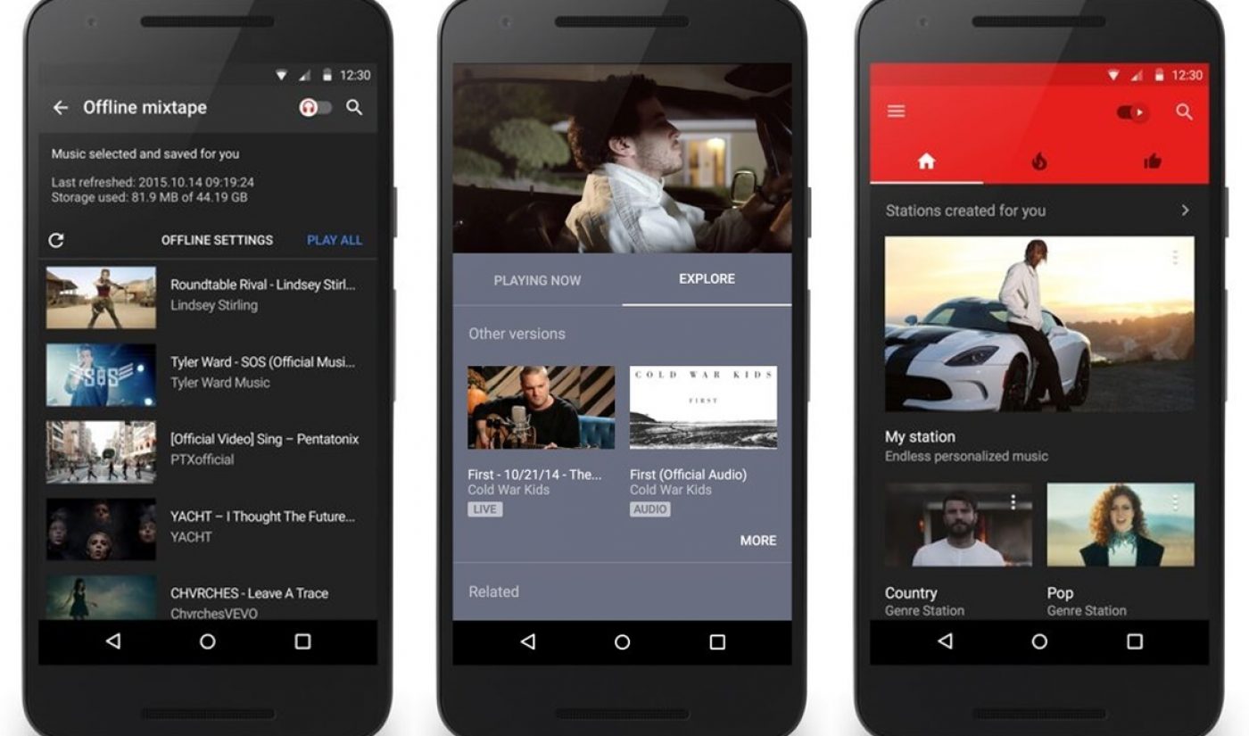 YouTube Launches Its Music App On iOS And Android