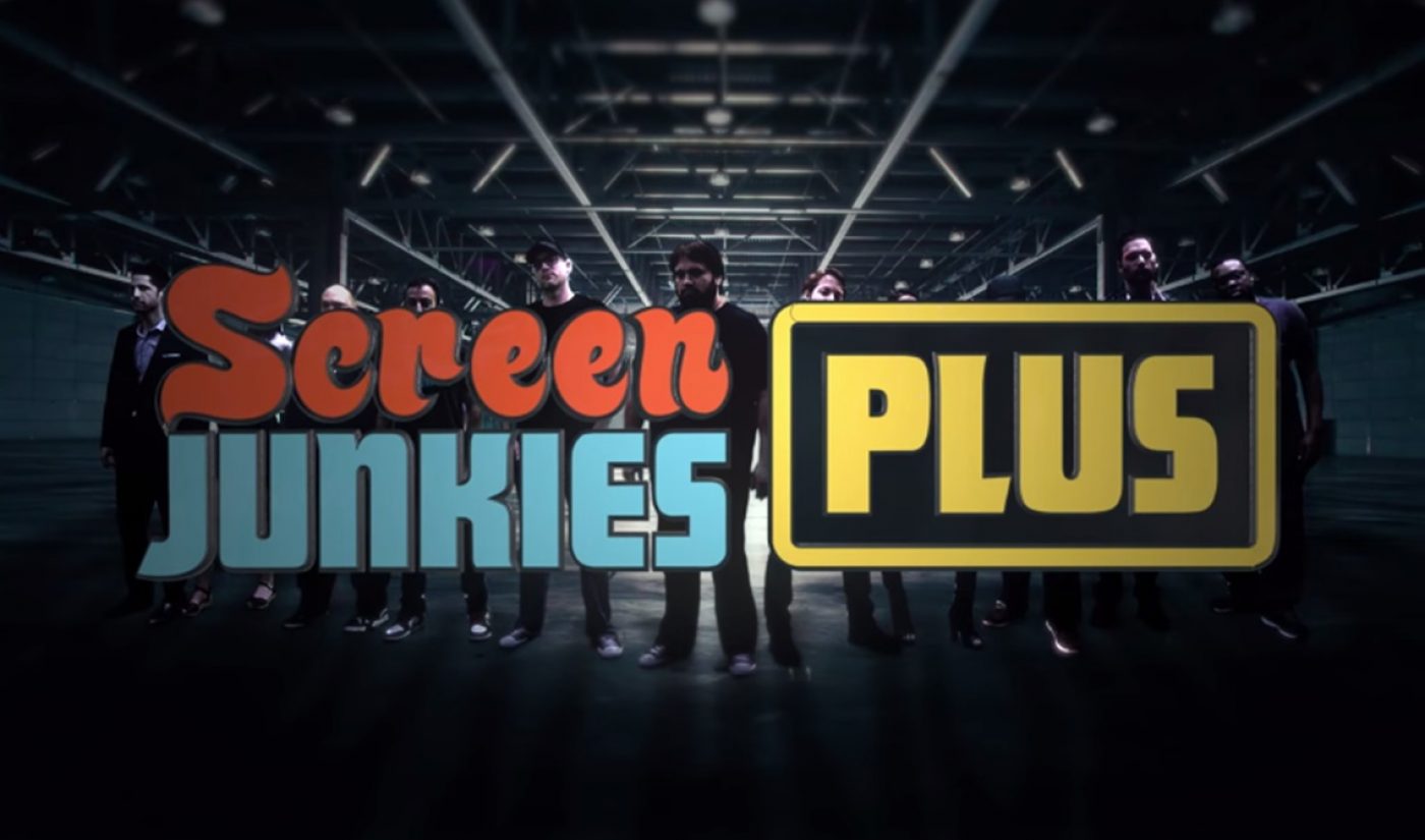 Defy Media Announces A Premium Subscription Service Called Screen Junkies Plus