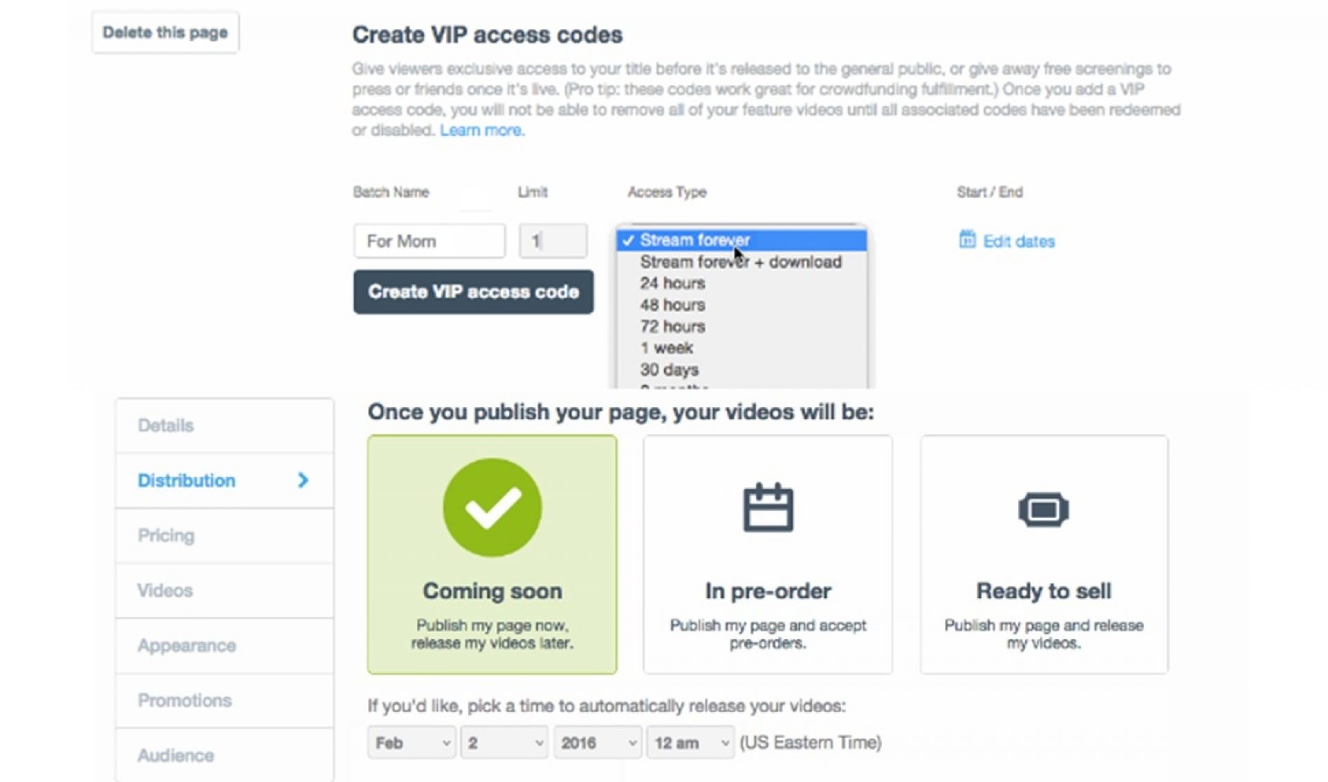 Vimeo Adds Features To Help Filmmakers Before They Release Projects On Demand