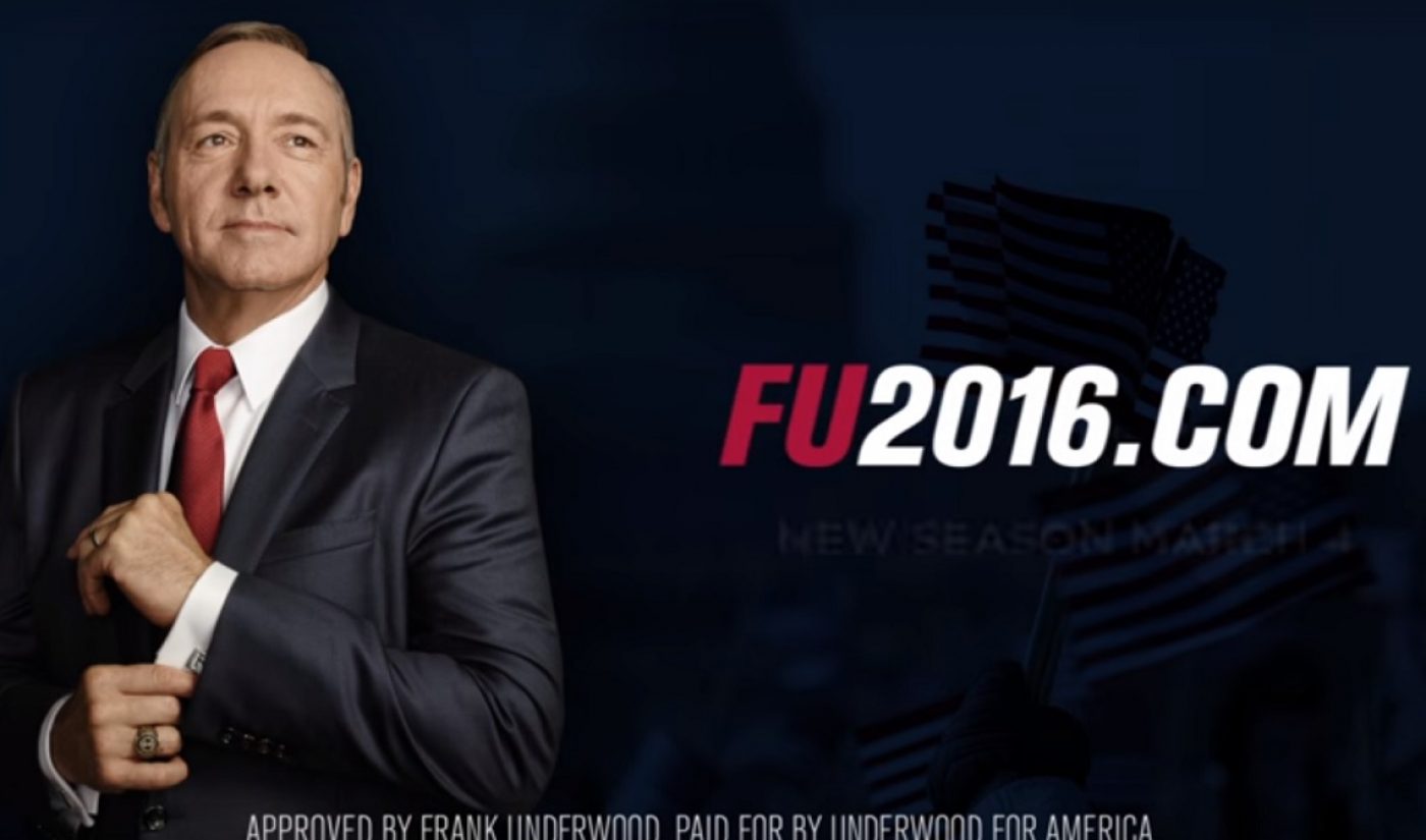 Netflix Releases FU2016 ‘House Of Cards’ Season Four Promo During GOP Presidential Debate