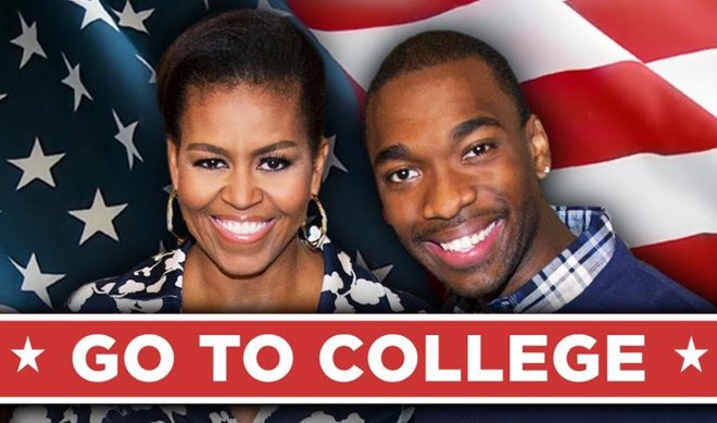 Michelle Obama, Jay Pharoah, CollegeHumor Rap About Going To College