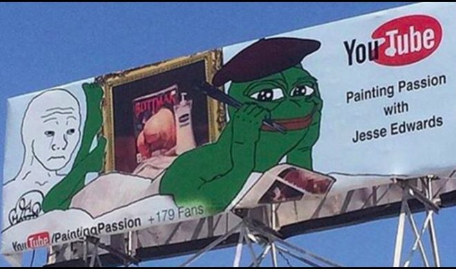 Artist Buys YouTube-Style Billboard To Promote His Own Channel