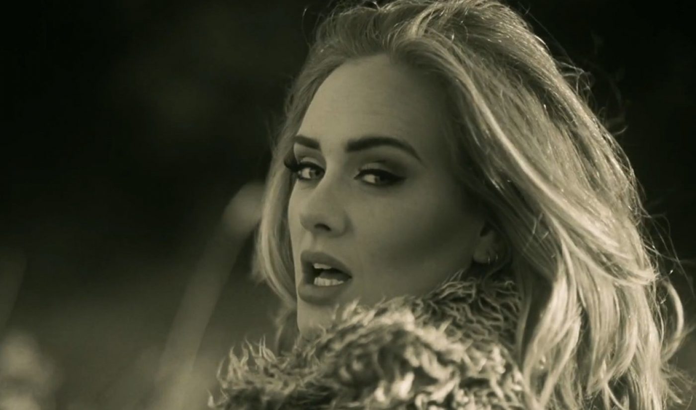 Adele’s ‘Hello’ Breaks Record By Reaching One Billion YouTube Views In Just 88 Days
