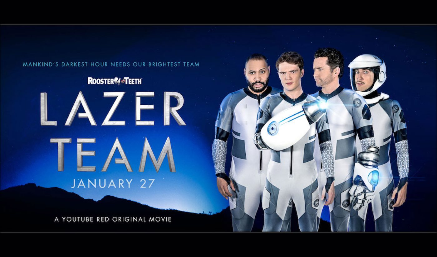 Rooster Teeth’s ‘Lazer Team’ Feature Film Passes $1 Million In Theater Ticket Pre-Sales
