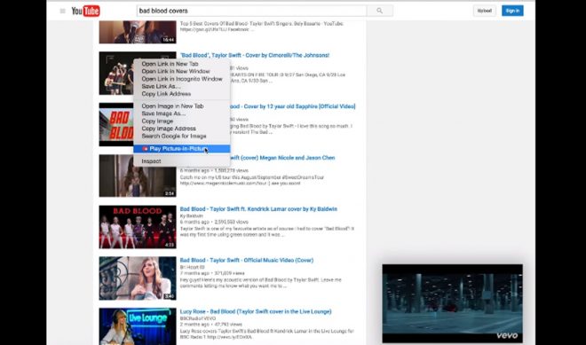 Chrome Extension Brings YouTube App’s “Picture-In-Picture” Feature To Desktops