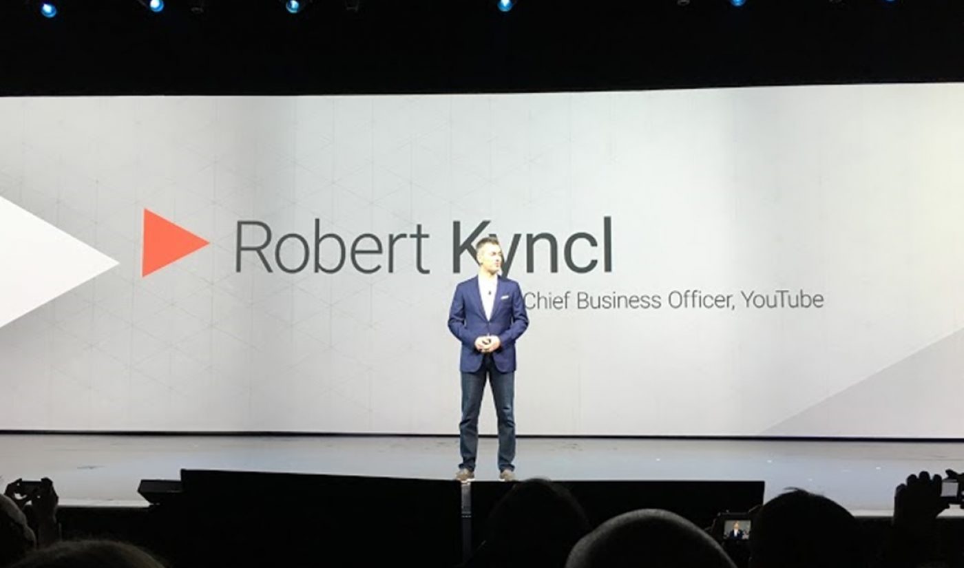 YouTube’s Robert Kyncl: Average Web Video Viewer Watches 75 Minutes Per Day