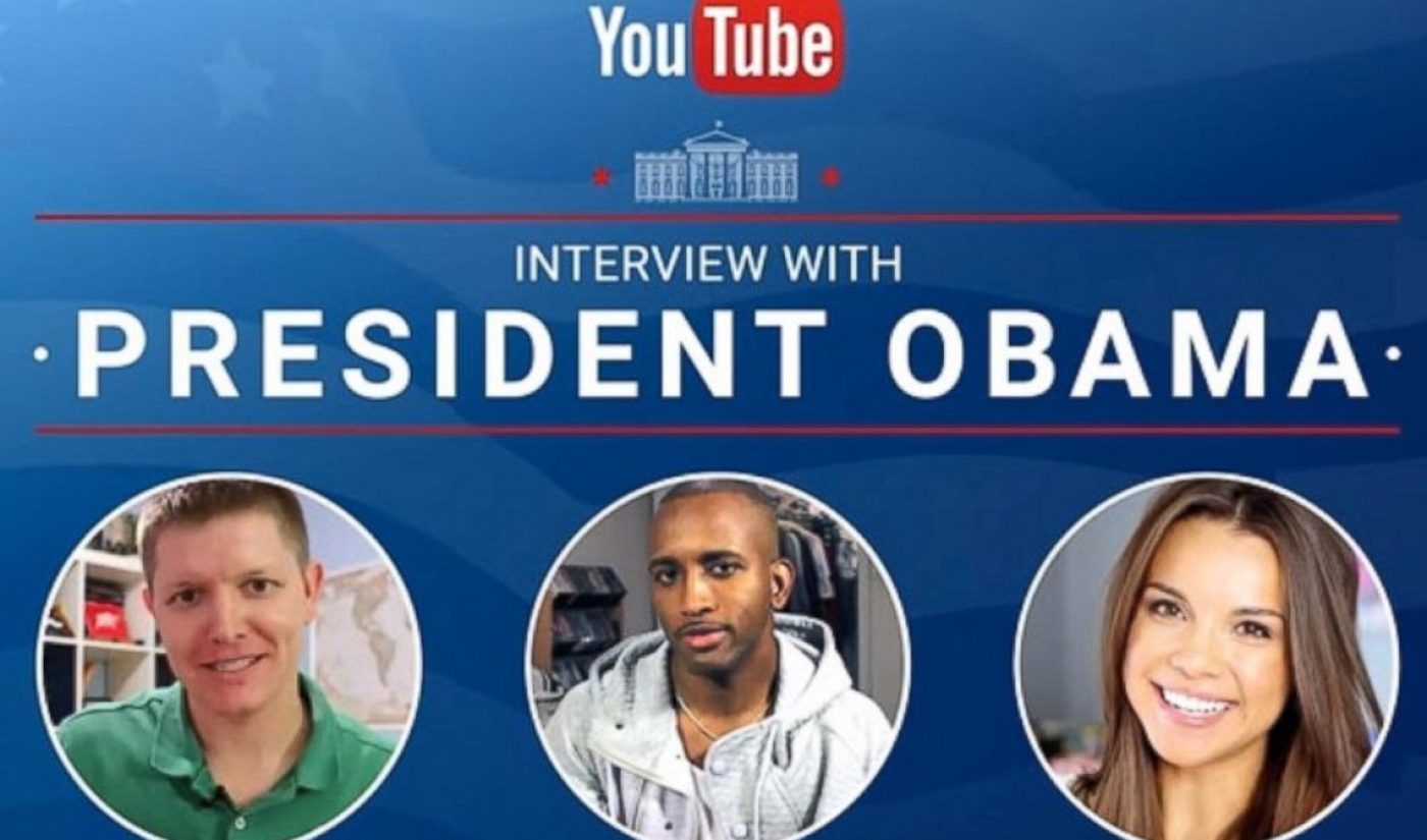 Here’s The Live Stream For YouTube’s Latest Interview With President Obama