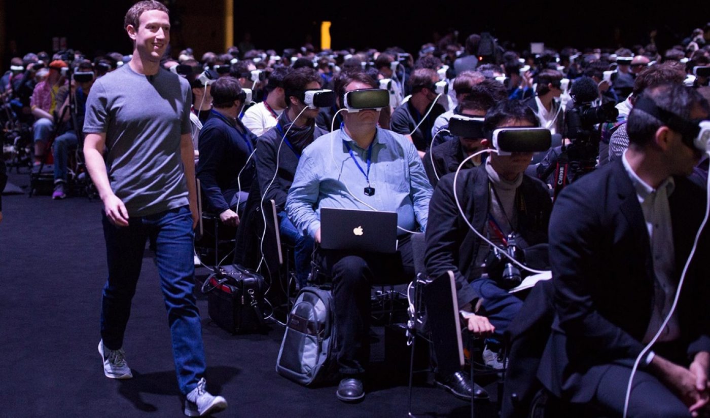 Facebook Users Have Watched 1 Million Hours Of Virtual Reality Videos, Forms ‘Social VR’ Team