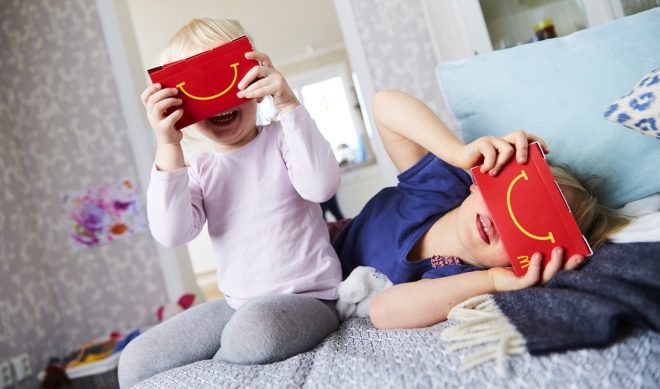 Greasy Or Genius? New McDonald’s Happy Meal Box Folds Into A Virtual Reality Headset