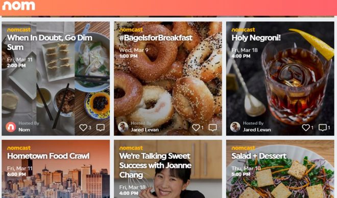 YouTube Co-Founder Steve Chen Launches Nom, A “Twitch For Food”