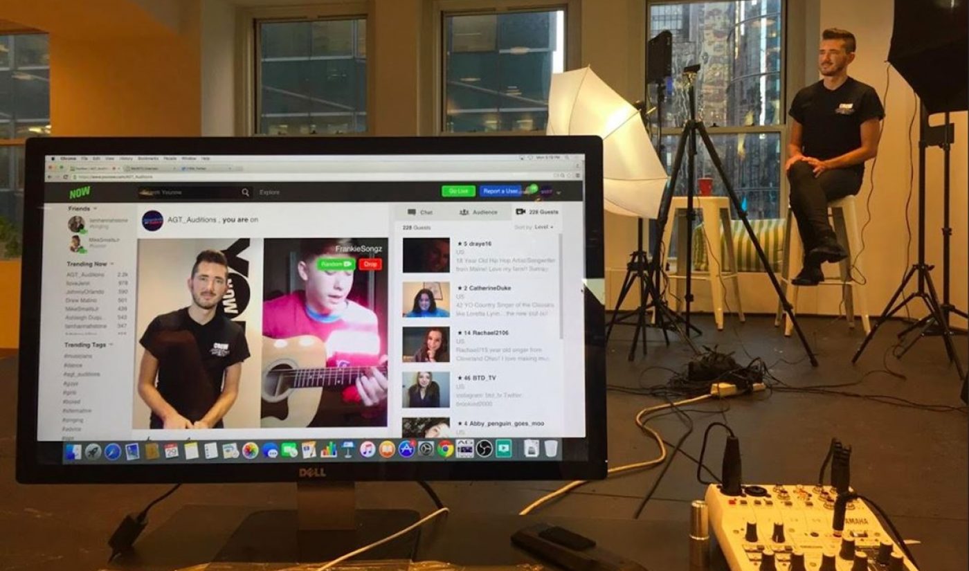 YouNow, ‘America’s Got Talent’ Partnership Generates More Than A Million Views