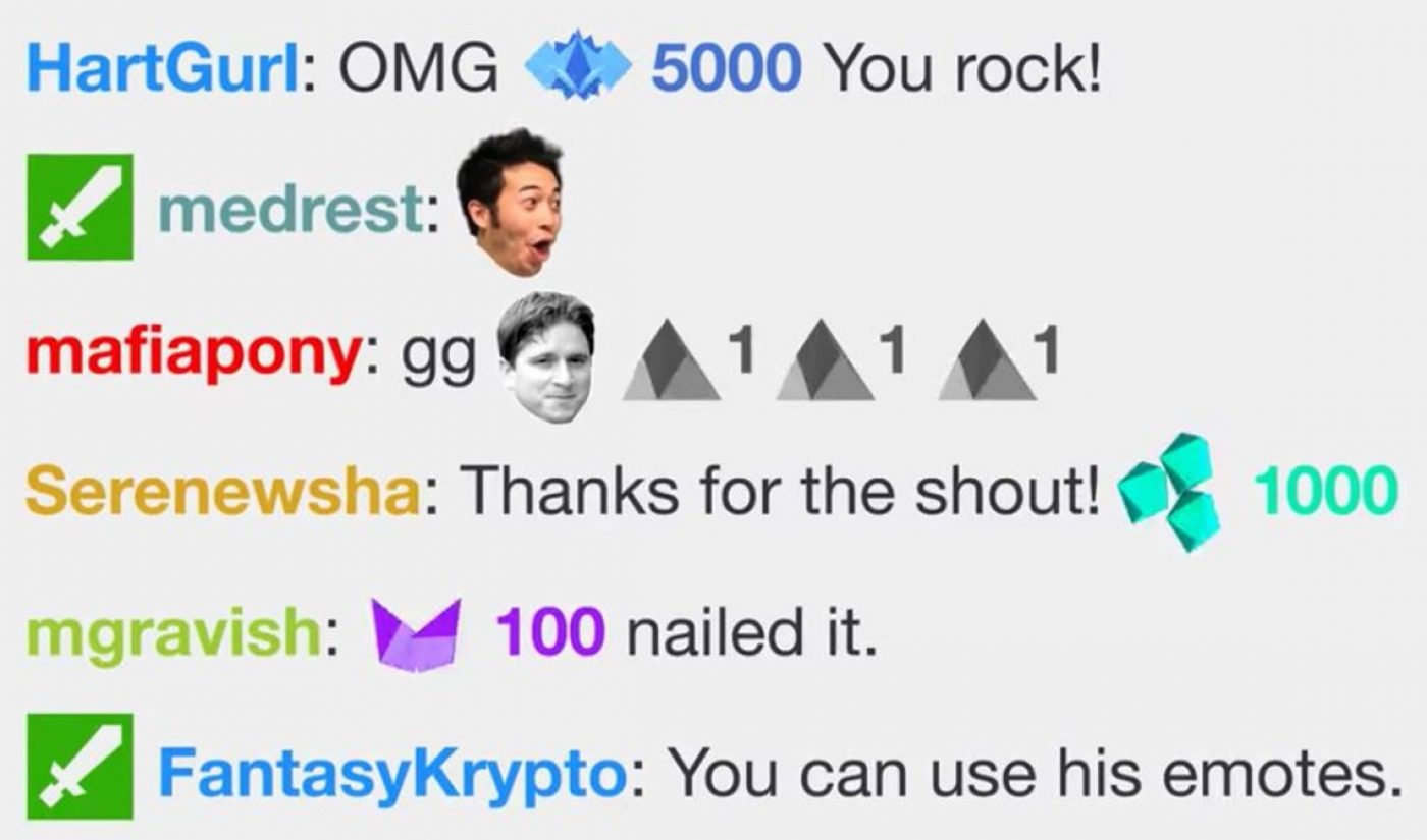Twitch Unveils New Tipping Functionality Called ‘Cheering’ With Animated Jewel Emotes