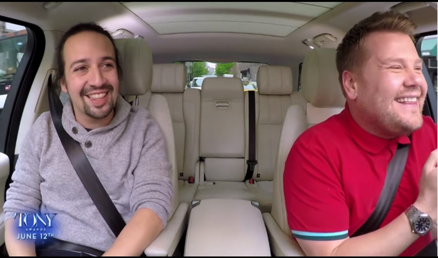 Series Adaptation Of James Corden’s ‘Carpool Karaoke’ Coming To Apple Music