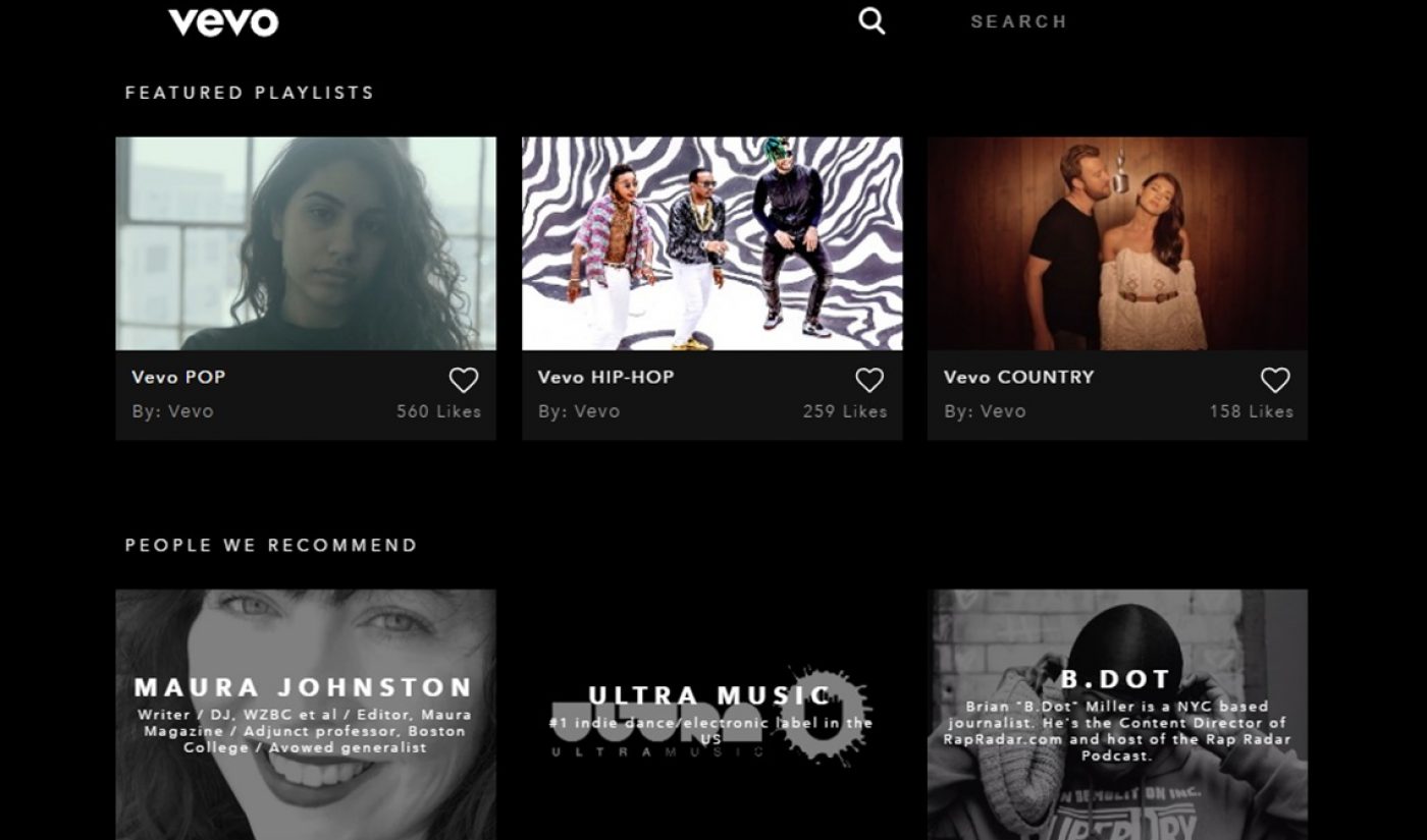 Vevo Refreshes Its Brand In Attempt To Shift Viewers