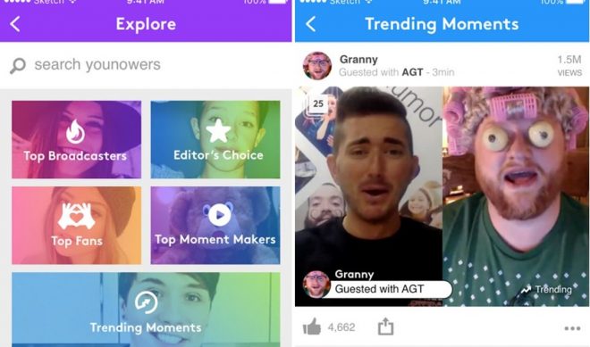 YouNow Unveils Trending Leaderboards To Highlight Popular ‘Moments’ From Broadcasts