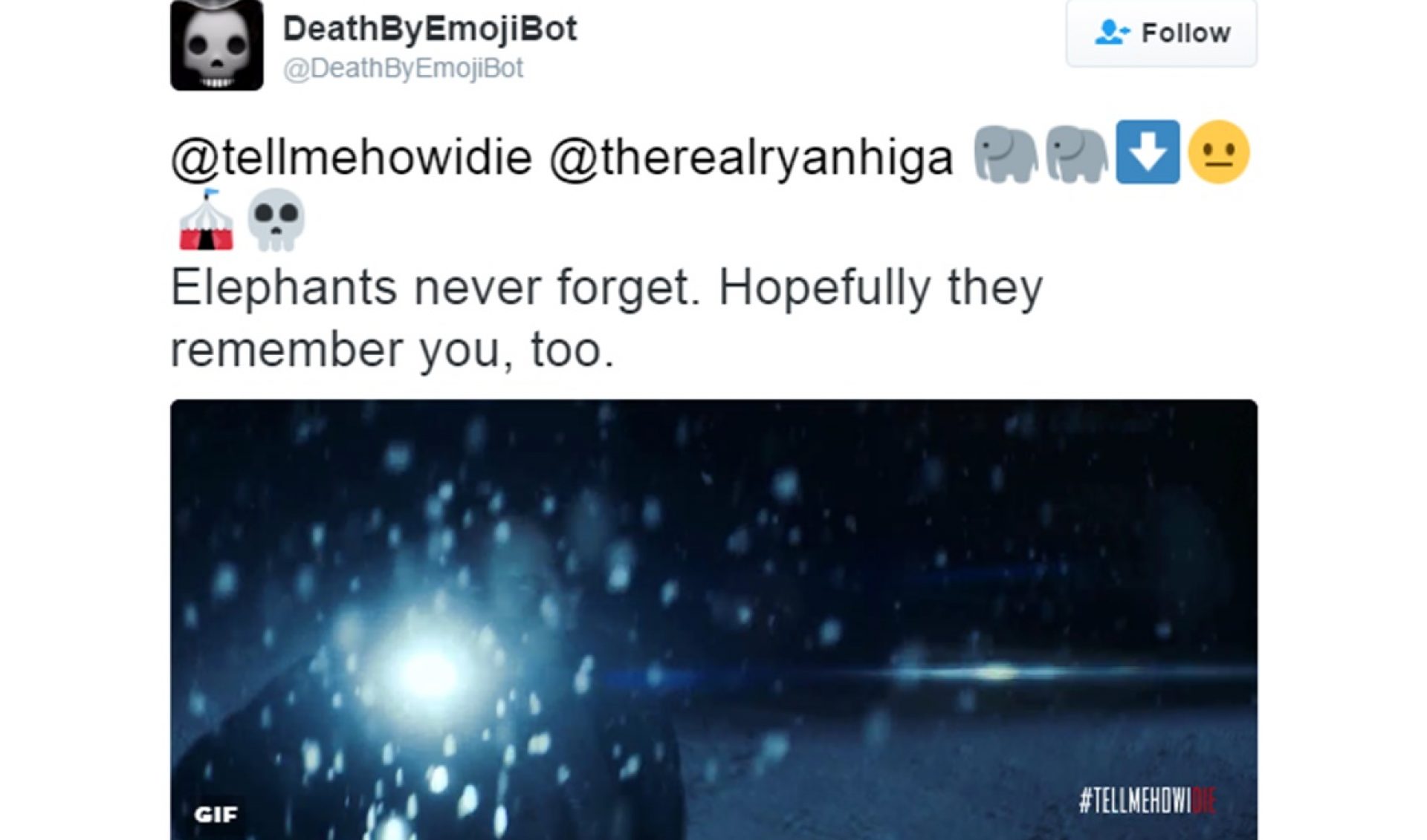 “Death By Emoji” Bot Predicts Your End (And Promotes Ryan Higa’s New Movie)