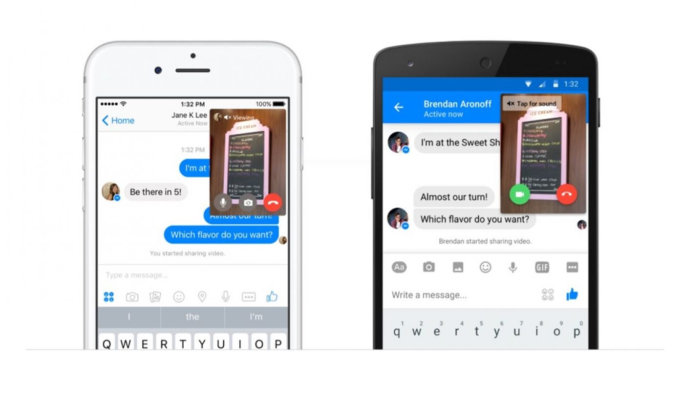 Facebook Integrates Snapchat-Like Live Video Feature Within Its Messenger App
