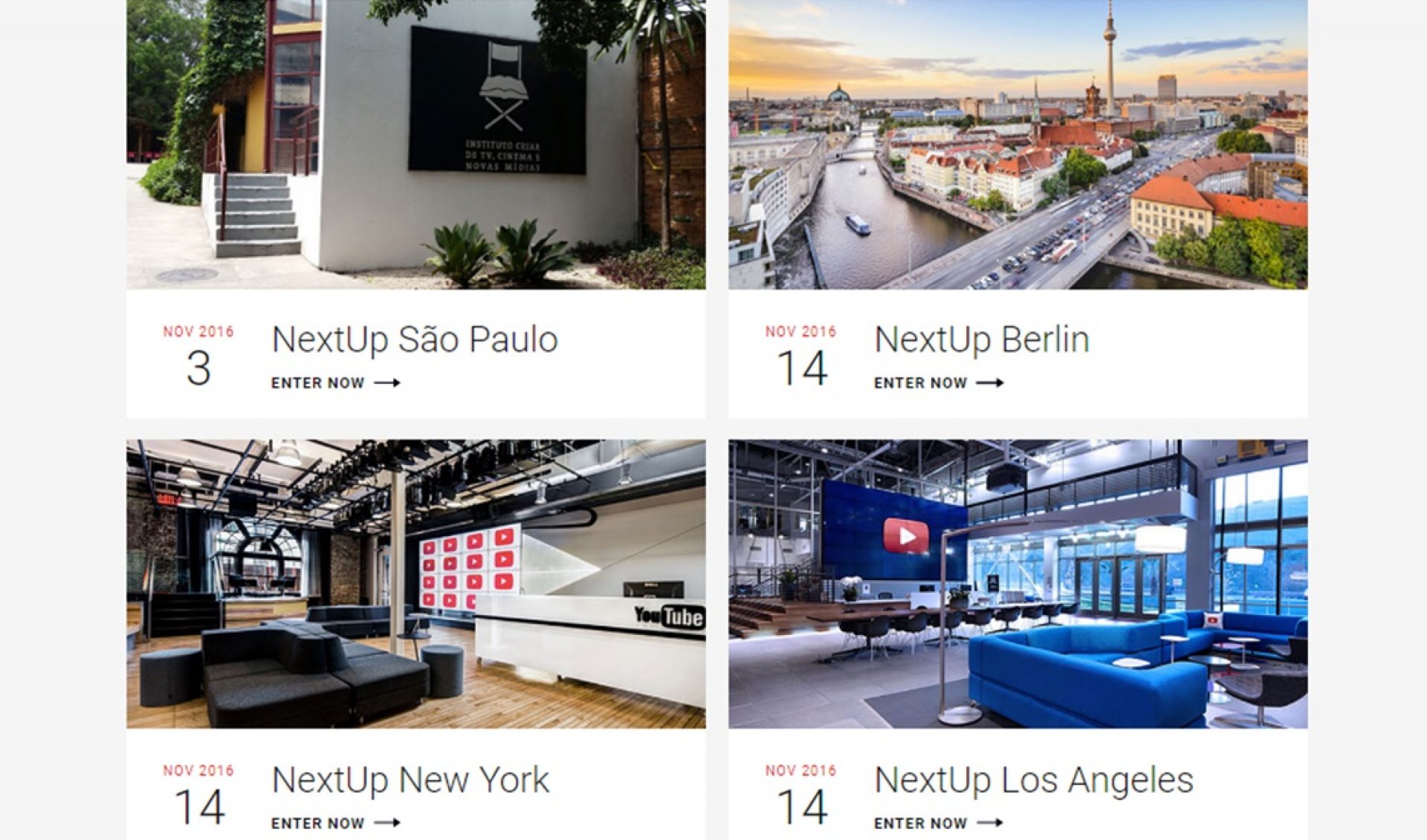 YouTube’s NextUp Program Seeks Creators Across Five Continents