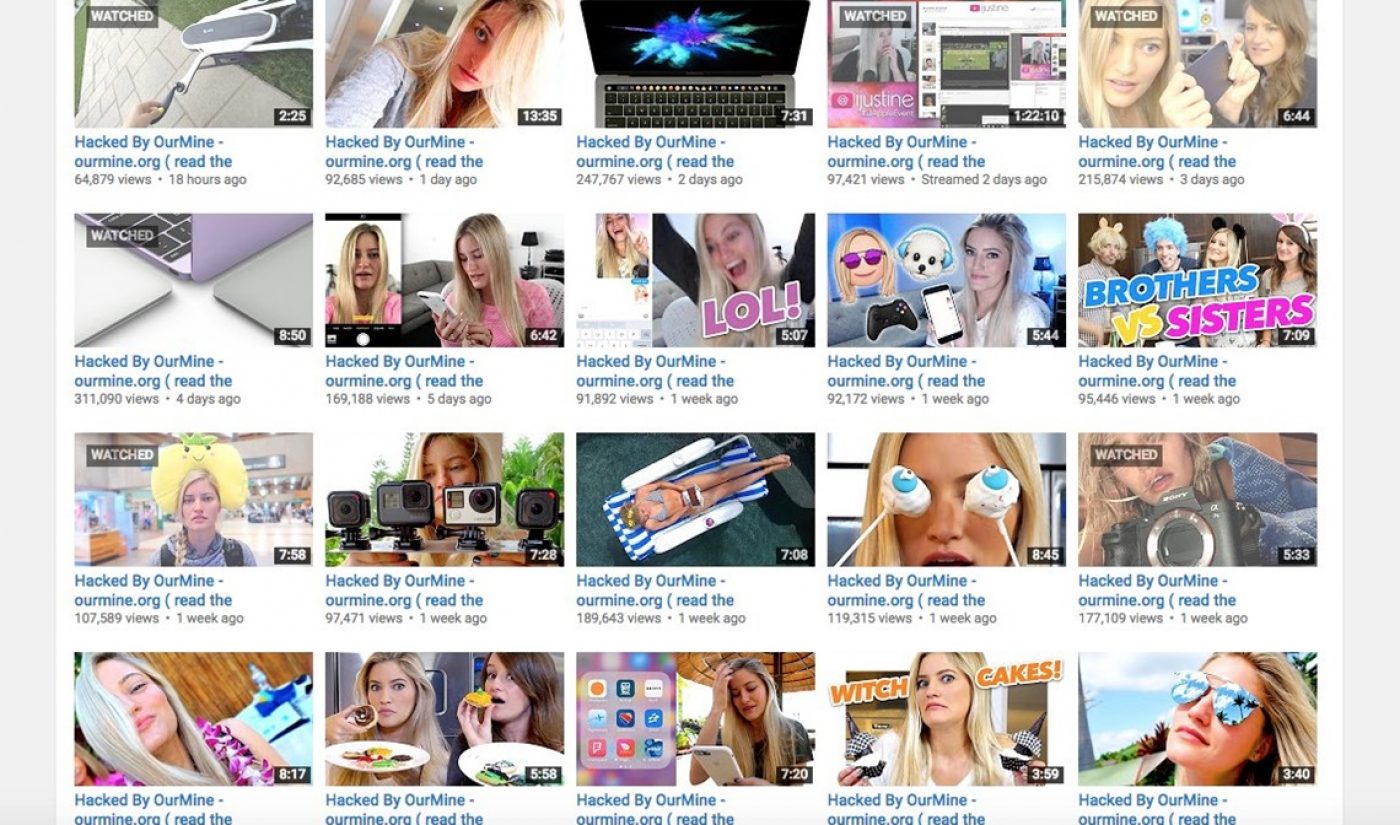 Hacker Group OurMine Hits YouTube Stars Through Their VidIQ Accounts
